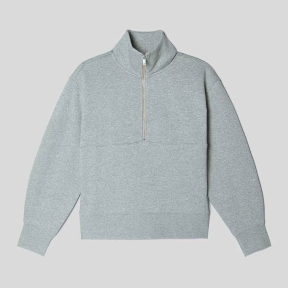 Everlane The ReTrack Half-Zip Sweatshirt